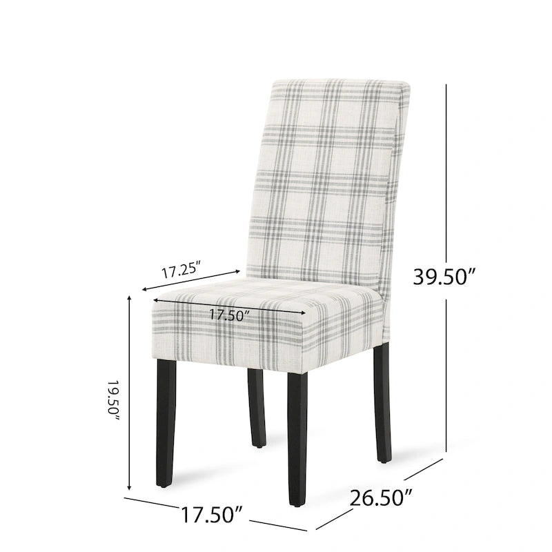 Christopher Knight Home Pollards Chaises de salle à manger rembourrées (lot de 2) - N/A