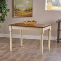 Clearwater Multicolored Wood Dining Table with Leaf Extension by Christopher Knight Home