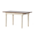 Clearwater Multicolored Wood Dining Table with Leaf Extension by Christopher Knight Home