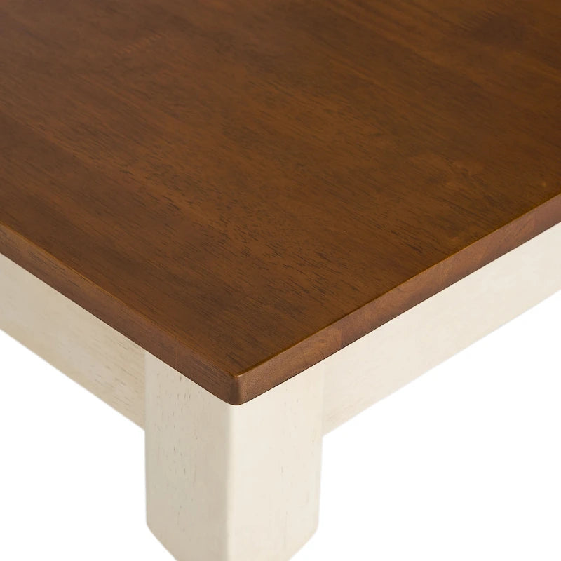 Clearwater Multicolored Wood Dining Table with Leaf Extension by Christopher Knight Home