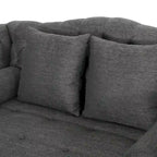 Wellston Tufted Double Chaise Lounge by Christopher Knight Home - 62.50 L x 58.50 W x 34.00 H