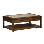 Ensemble 3 pièces Mesa Valley Tobacco (1 table basse, 2 tables d'appoint)