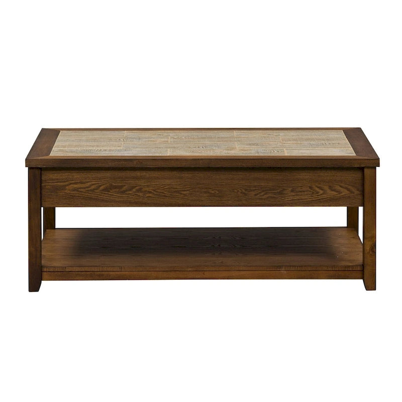 Ensemble 3 pièces Mesa Valley Tobacco (1 table basse, 2 tables d'appoint)