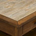 Ensemble 3 pièces Mesa Valley Tobacco (1 table basse, 2 tables d'appoint)