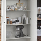 Avenue Greene Baldwin Fluted 36 in. Wide 2 Door Storage Cabinet, White