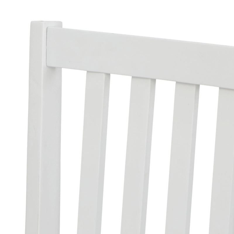 Chaises de salle à manger en bois massif à lattes Simple Living (lot de 4)