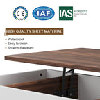 Futzca Wood Coffee Table with Hidden Compartment