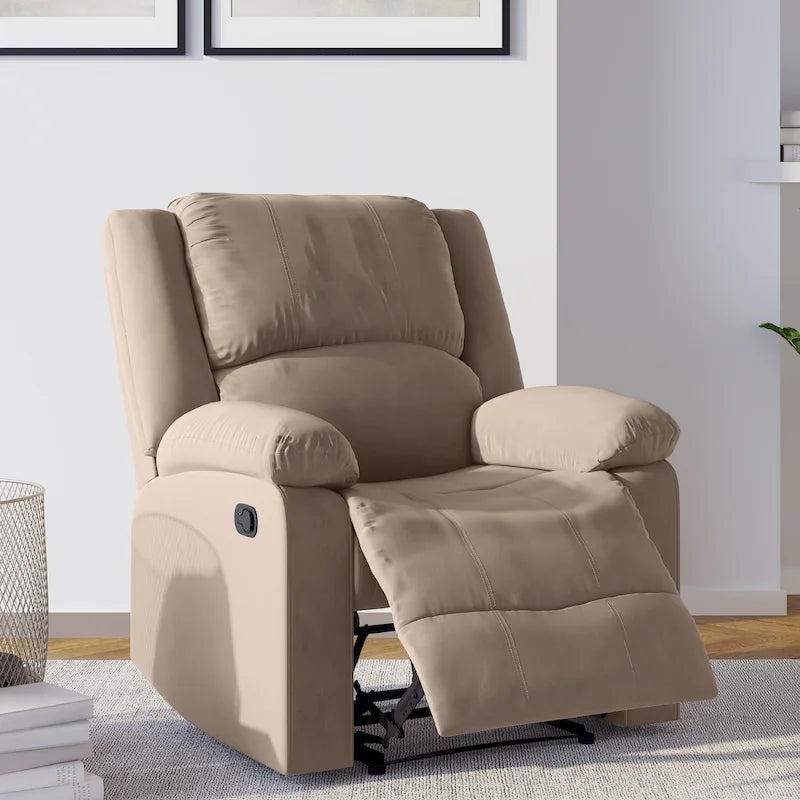 Relax A Lounger Porter Microfiber Manual Recliner by iLounge
