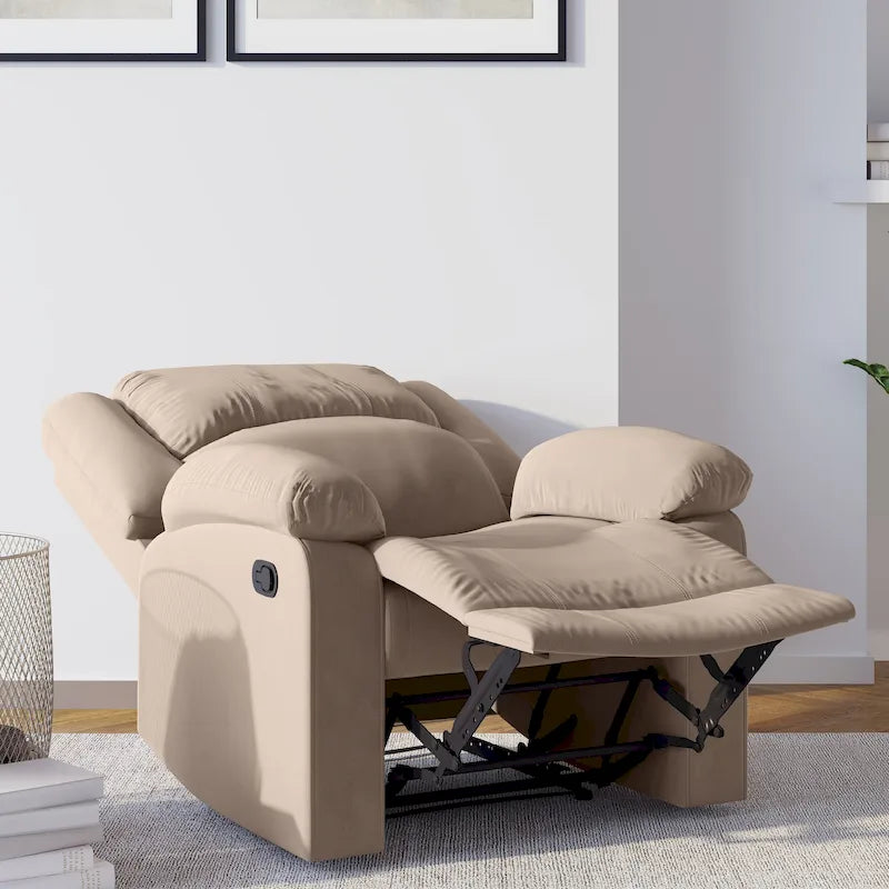 Relax A Lounger Porter Microfiber Manual Recliner by iLounge