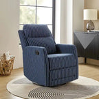 Fauteuil inclinable, pivotant à 360° et à bascule Diana en polyester moderne par HULALA HOME