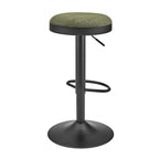 Tabouret de bar pivotant sans dossier Juno Gaslift, lot de 2