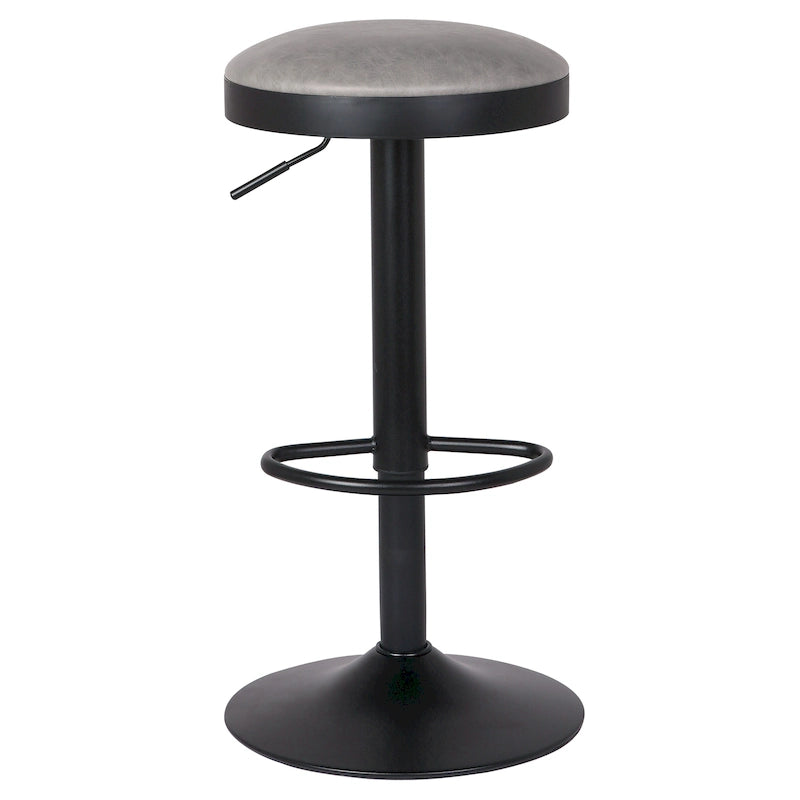 Tabouret de bar pivotant sans dossier Juno Gaslift, lot de 2