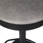 Tabouret de bar pivotant sans dossier Juno Gaslift, lot de 2