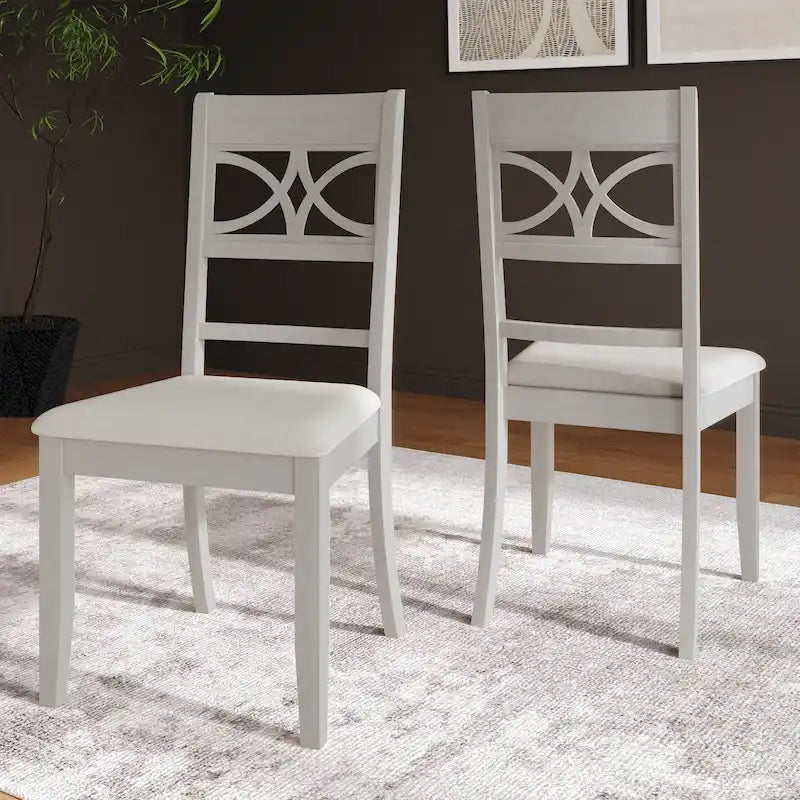 CraftPorch Mid-Century Modern Wooden Dining Chairs (Set of 2) - N/A