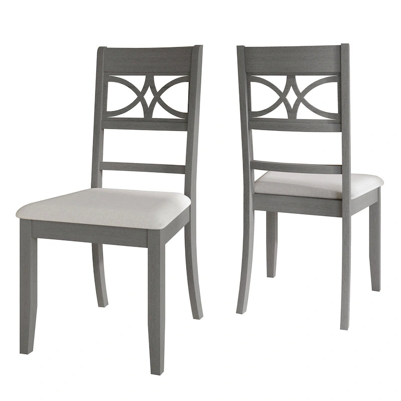 CraftPorch Mid-Century Modern Wooden Dining Chairs (Set of 2) - N/A