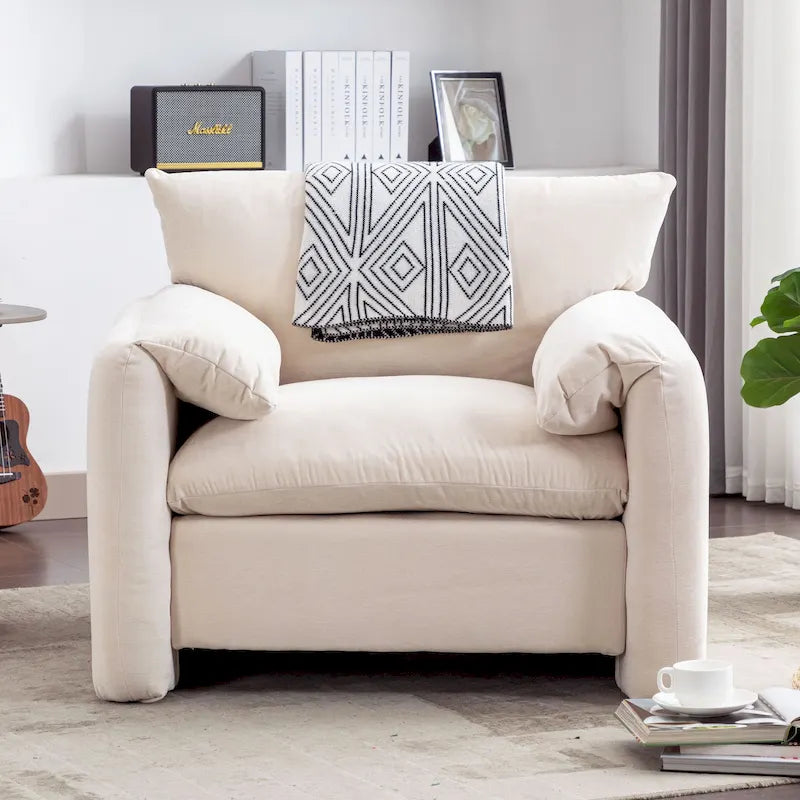 Modern Style Oversized Accent Chair for Living Room,Bedroom