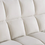 Canapé-lit convertible tufté à tiroir classique de 55 de largeur - 55L x 68P x 20H