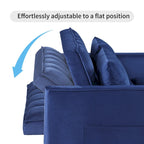 Canapé-lit convertible tufté à tiroir classique de 55 de largeur - 55L x 68P x 20H
