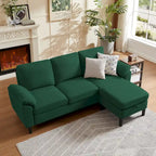 Jarenie 79.72 L Shaped Sofa with Storage Ottoman for Living Room