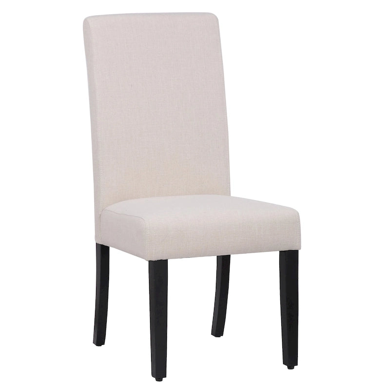Chaise de salle à manger Grandview en tissu de lin capitonné - 38,6