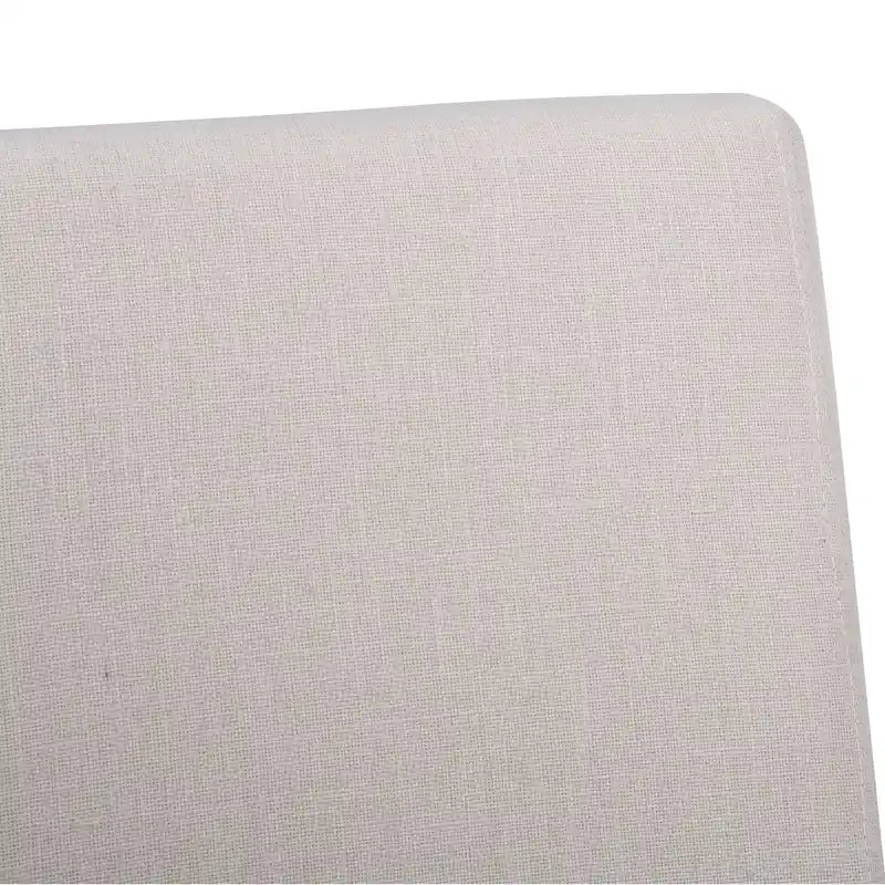 Chaise de salle à manger Grandview en tissu de lin capitonné - 38,6
