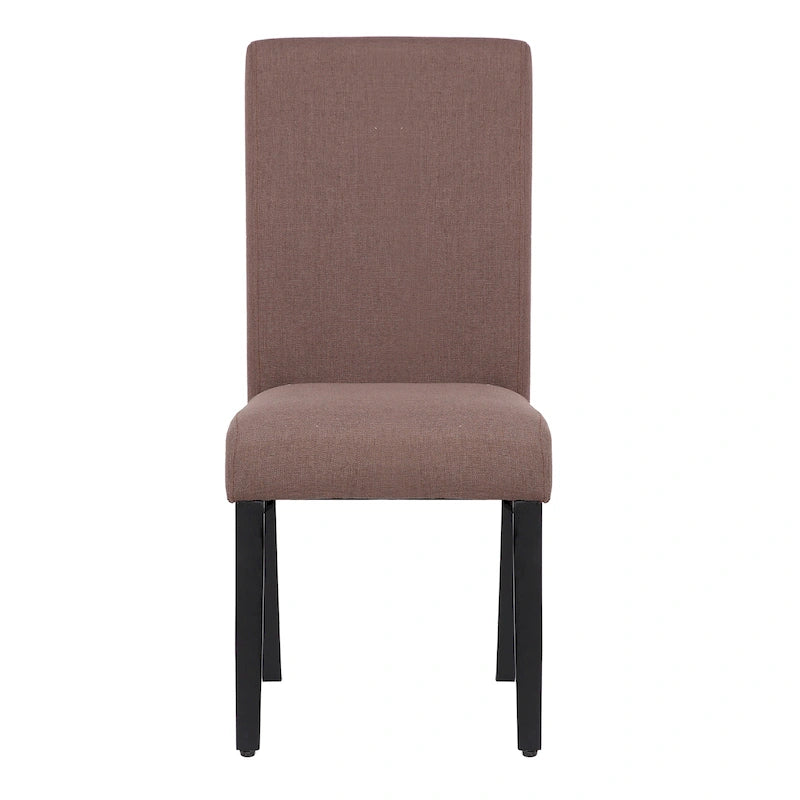 Chaise de salle à manger Grandview en tissu de lin capitonné - 38,6