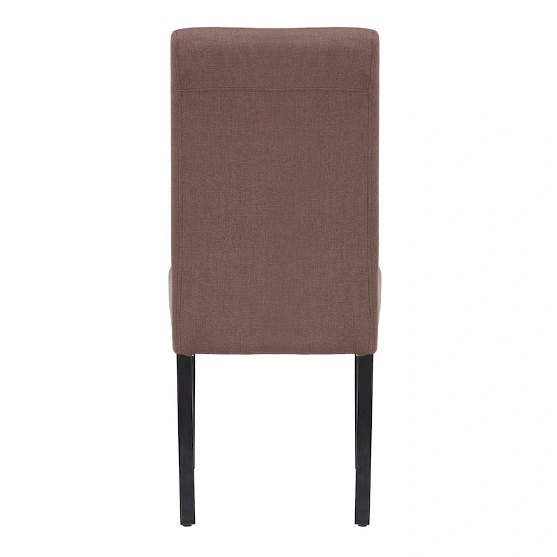 Chaise de salle à manger Grandview en tissu de lin capitonné - 38,6