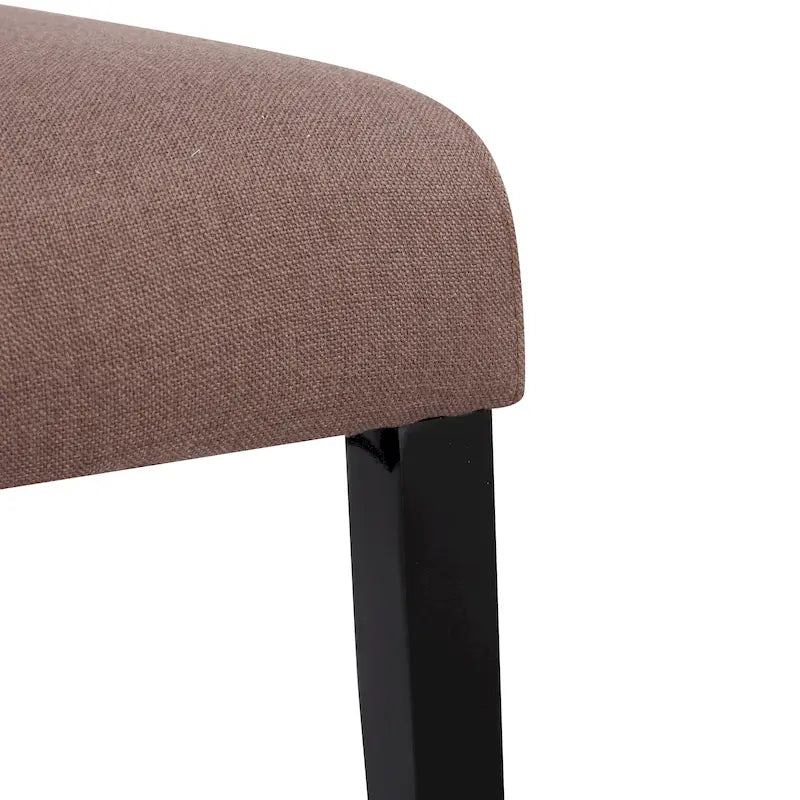 Chaise de salle à manger Grandview en tissu de lin capitonné - 38,6