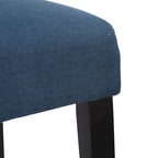 Chaise de salle à manger Grandview en tissu de lin capitonné - 38,6