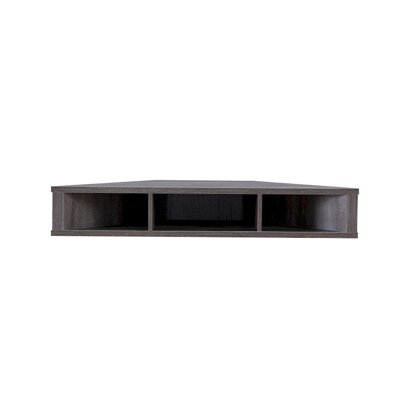 DH BASIC Transitional 47-inch 3-Shelf Corner Floating TV Stand by Denhour