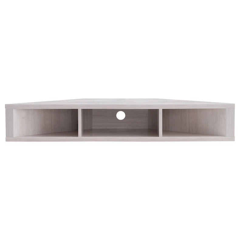 DH BASIC Transitional 47-inch 3-Shelf Corner Floating TV Stand by Denhour