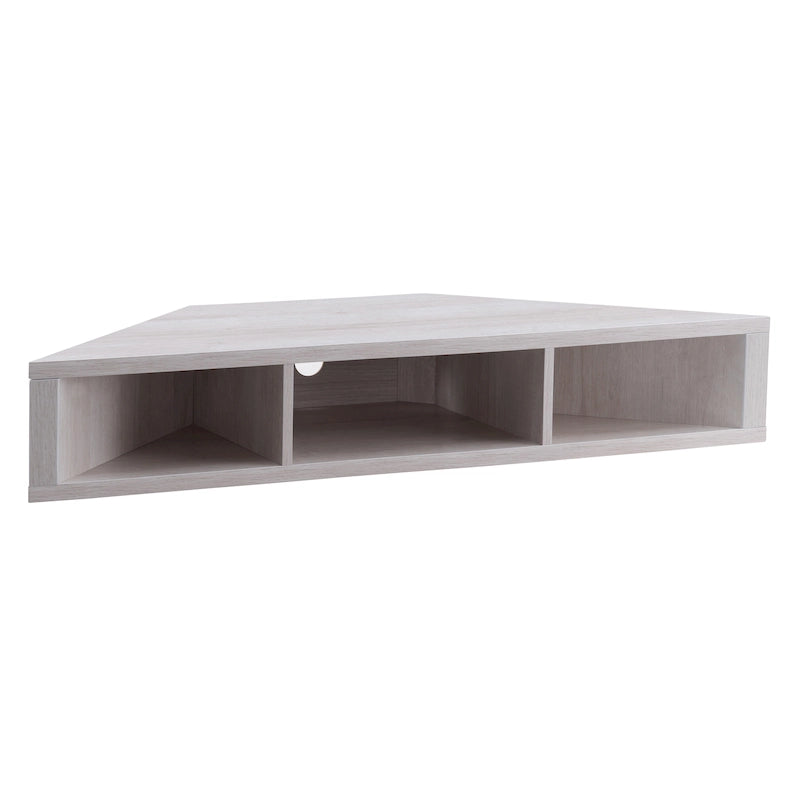 DH BASIC Transitional 47-inch 3-Shelf Corner Floating TV Stand by Denhour