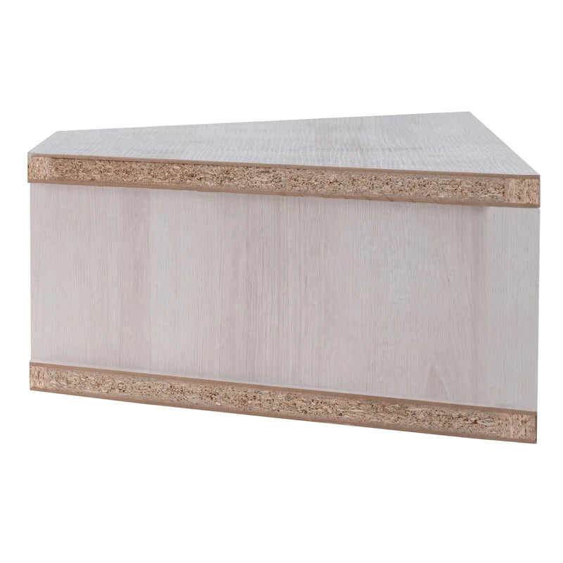DH BASIC Transitional 47-inch 3-Shelf Corner Floating TV Stand by Denhour