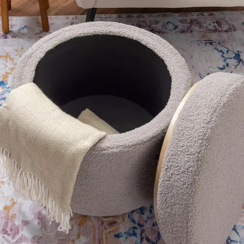 Rue Sherpa Storage Ottoman