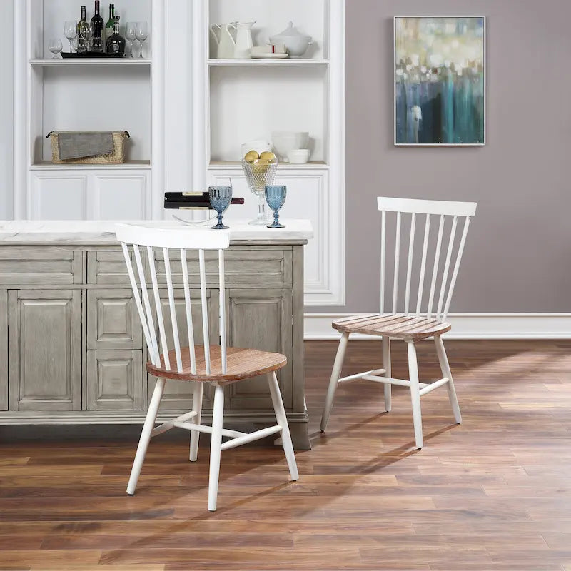 Chaises de salle à manger Eagle Ridge Farmhouse de style Windsor (lot de 2)