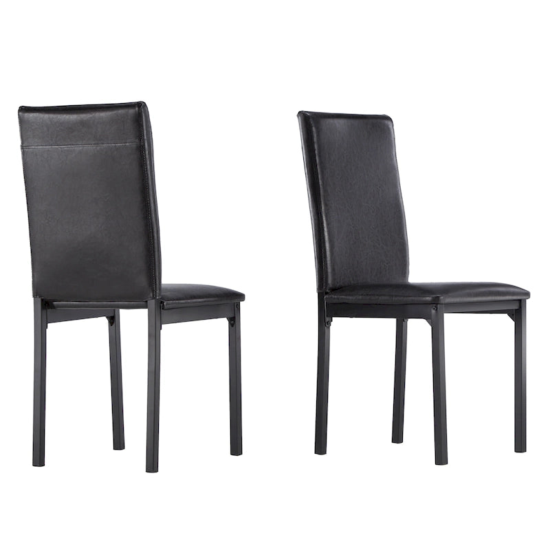 Darcy Espresso Metal Upholstered Dining Chair (Set of 2) by iNSPIRE Q Bold