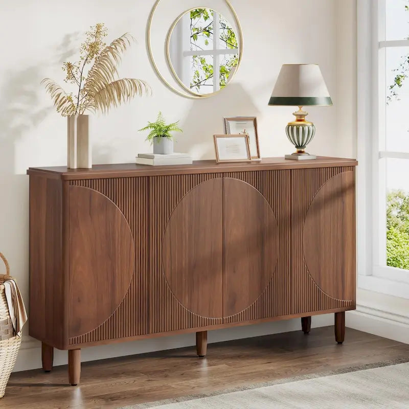 Modern Buffet Cabinet Sideboard with Storage - N/A