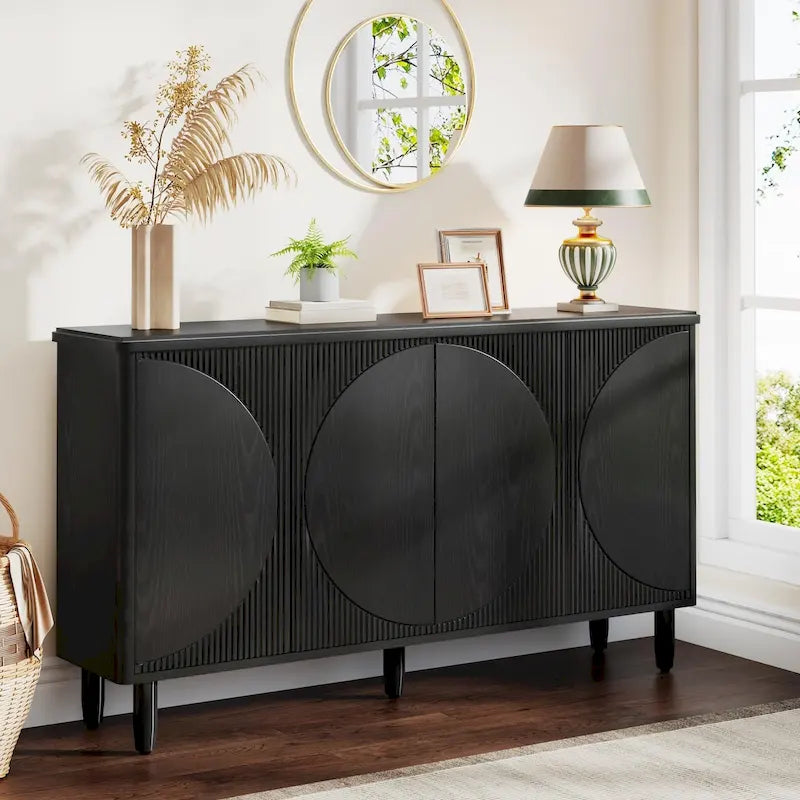 Modern Buffet Cabinet Sideboard with Storage - N/A