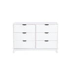 Purcell Pine Wood 3-Piece Bedroom Set with 6-Drawer Dresser and 3-Drawer Nightstands (Set of 2)