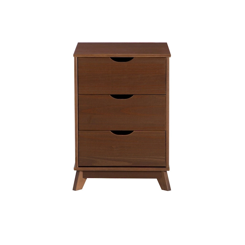 Purcell Pine Wood 3-Piece Bedroom Set with 6-Drawer Dresser and 3-Drawer Nightstands (Set of 2)