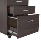 Archivador de 3 cajones color espresso