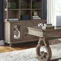 Crédence Copper Grove Simply Elegant blanche, marron et taupe chiné