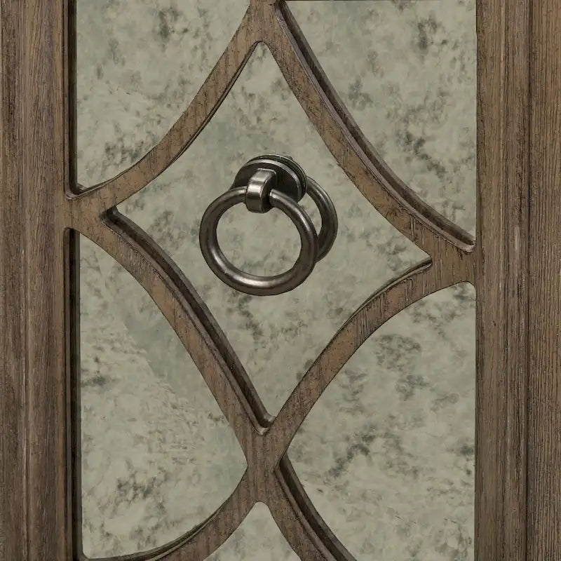 Crédence Copper Grove Simply Elegant blanche, marron et taupe chiné