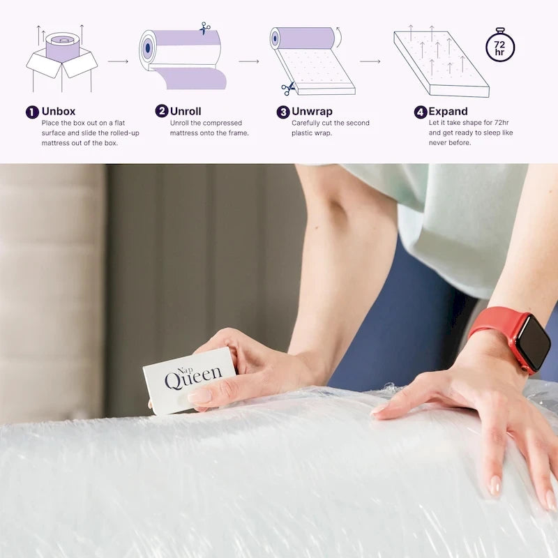 Matelas en mousse à mémoire de forme NapQueen Elizabeth 12 Gel