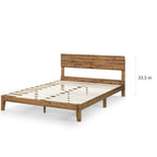 Priage by Zinus 10-inch Wood Platform Bed with Headboard