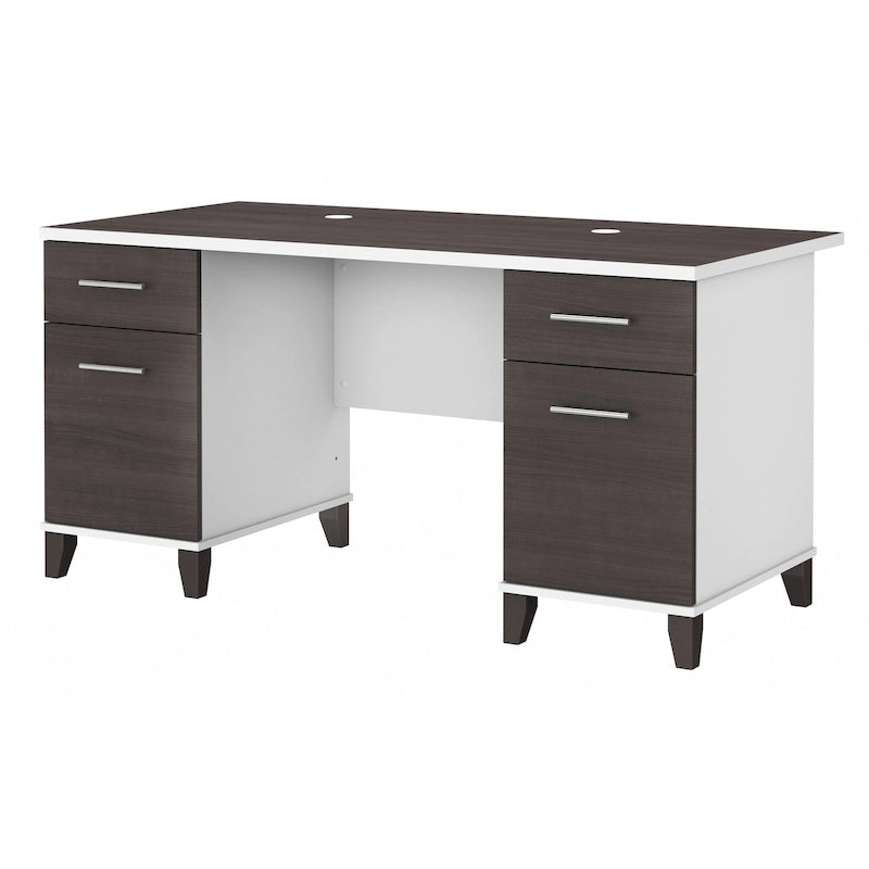Bureau d'ordinateur de 60 po Bush Furniture Somerset avec tiroirs
