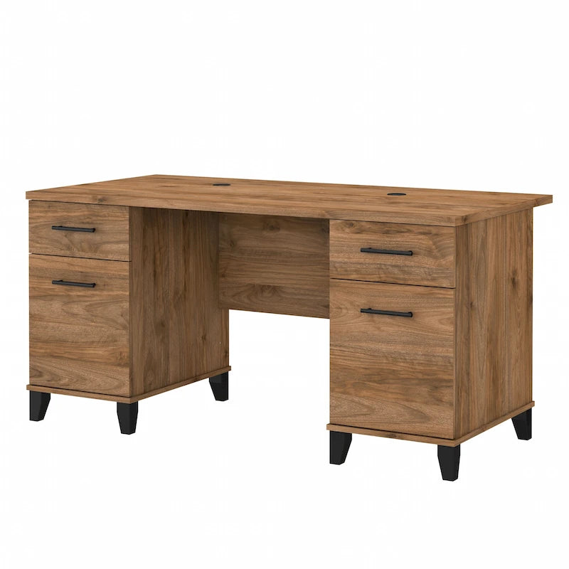 Bureau d'ordinateur de 60 po Bush Furniture Somerset avec tiroirs