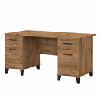 Bureau d'ordinateur de 60 po Bush Furniture Somerset avec tiroirs