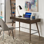 Bureau Aksel Wood 3 tiroirs par iNSPIRE Q Modern