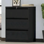 35W 2/3/4-drawer Lateral Locking Steel File Cabinet for A4, Legal, Letter